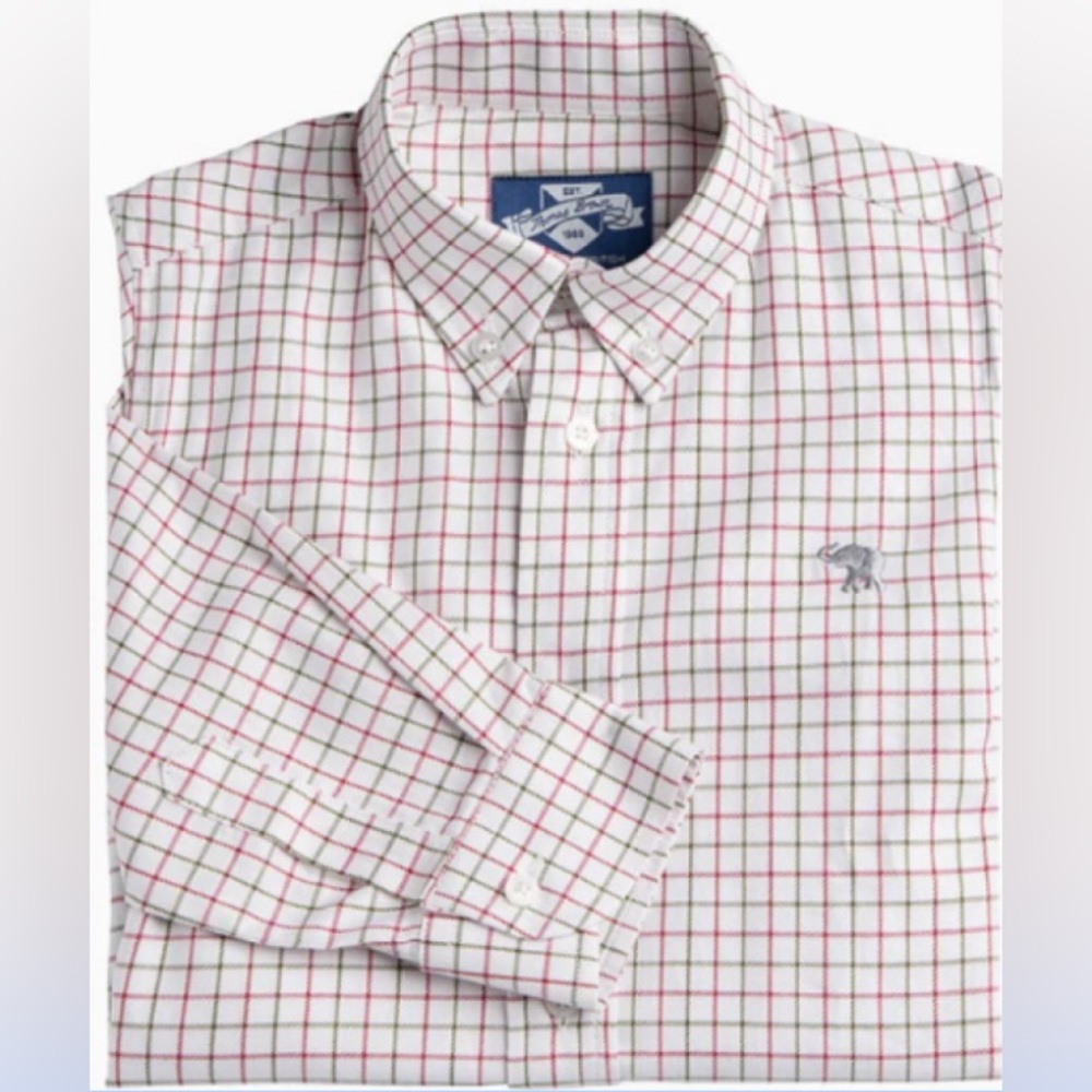 Trotters London, Red and White Checkered Kids Shirt, excellent condition, 4/5T